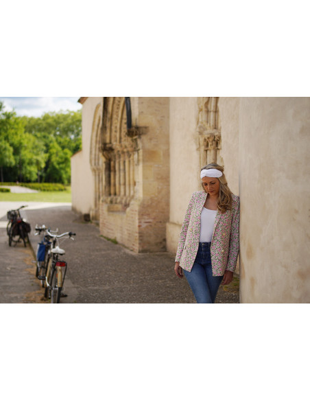 Bandeau Côme Broderie Anglaise Feuillage