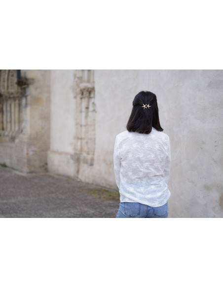 Barrette Felipa Étoile de Mer Dorée