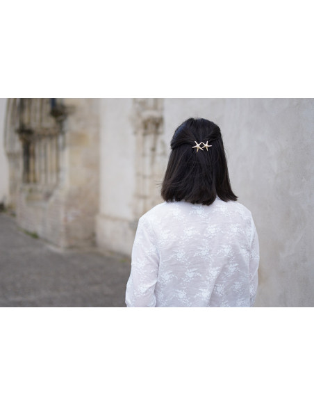 Barrette Felipa Étoile de Mer Dorée