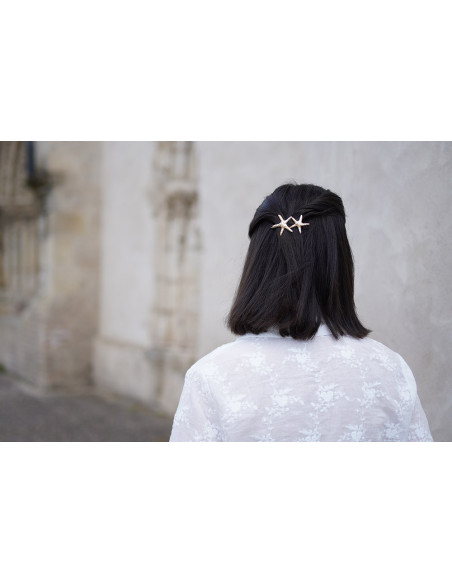 Barrette Felipa Étoile de Mer Dorée