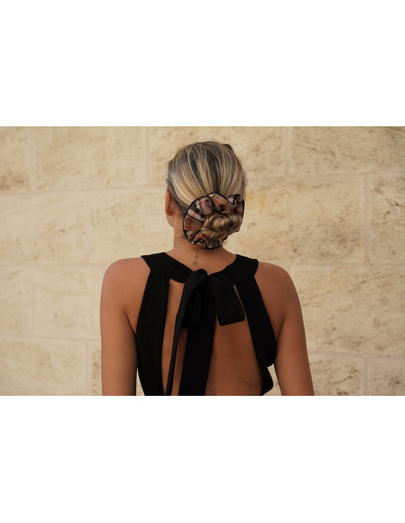 Austin scrunchie Burburry print