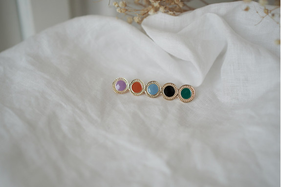 hair clip Joia Small Colored Rounds