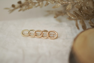 hair clip Amélia Gold chain 2