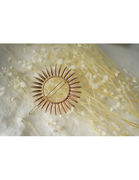 hair clip Manaé Soleil gold