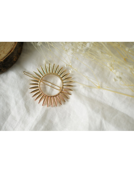 hair clip Manaé Soleil gold