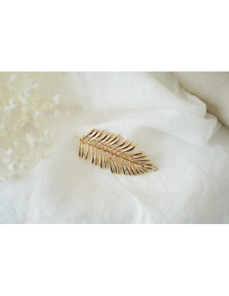 hair clip Leana Plume gold