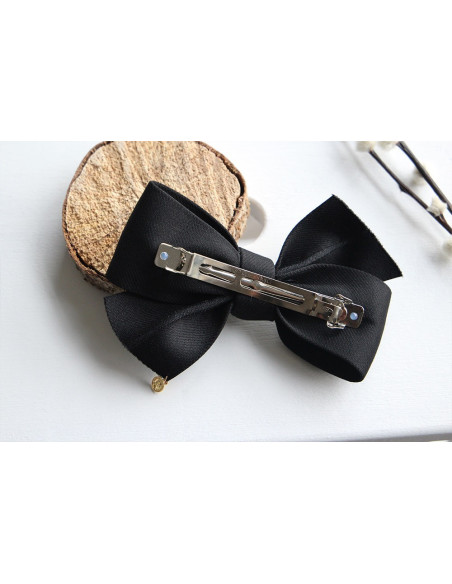 Barrette Célia Noeud Noir