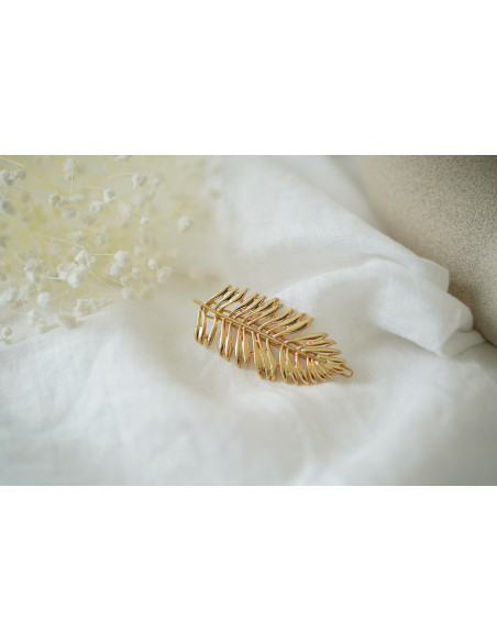 hair clip Leana Plume gold