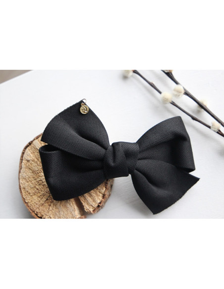 Barrette Célia Noeud Noir