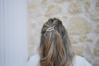 hair clip Leana Plume gold 2