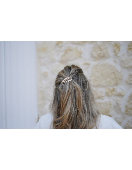 hair clip Leana Plume gold