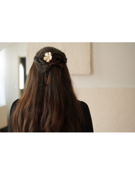 hair clip Sohanne Fleur gold