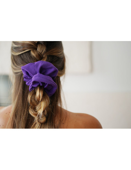 Dark Purple Félicie scrunchie