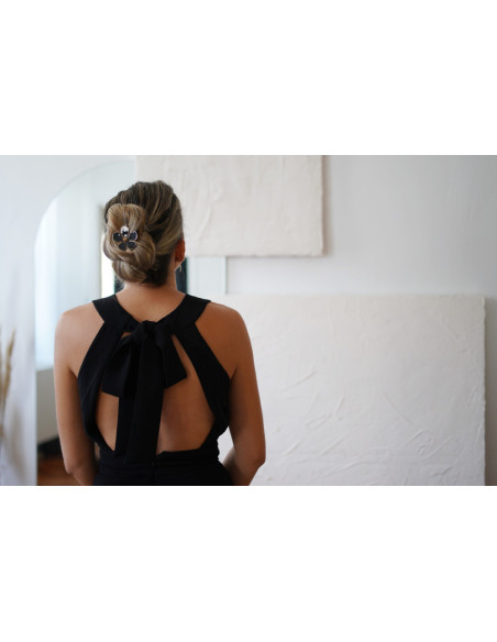 hair clip Sohanne Fleur Noire