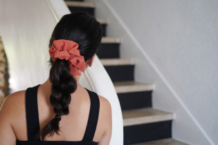 scrunchie bow Nova Brique 2