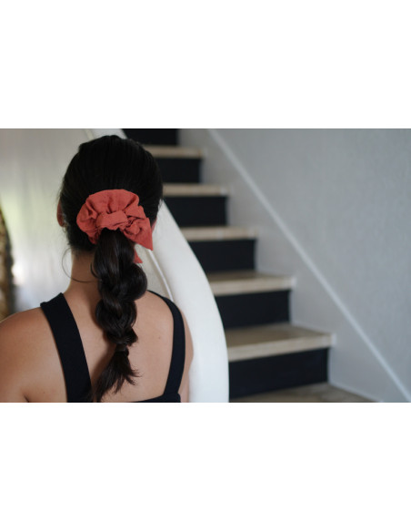 scrunchie bow Nova Brique