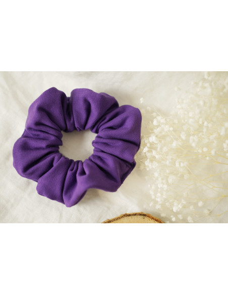 Dark Purple Félicie scrunchie