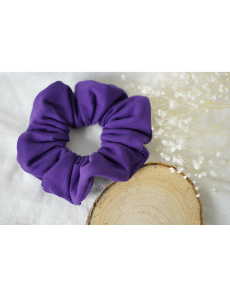 Dark Purple Félicie scrunchie
