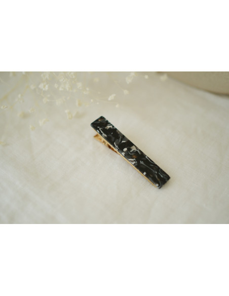 Barrette Mahalia Quartz Noir