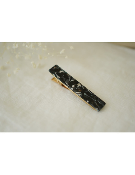 Barrette Mahalia Quartz Noir