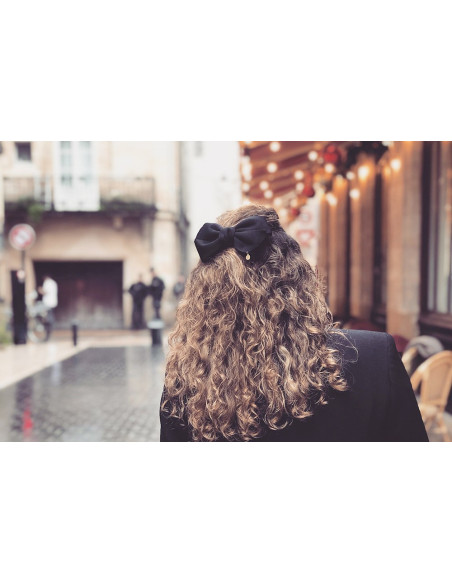 Barrette Célia Noeud Noir