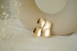 hair clip Julie Fleur Minimaliste gold