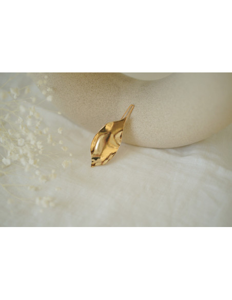 Barrette Laura Feuille Dorée