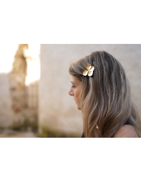 hair clip Julie Fleur Minimaliste gold