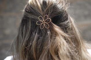 hair clip Matilda Fleur gold 2