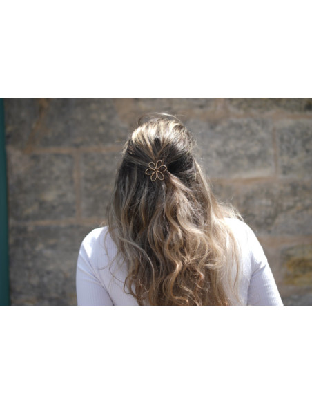 hair clip Matilda Fleur gold