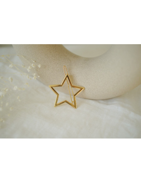 Barrette Enfant Léontine Étoile Dorée