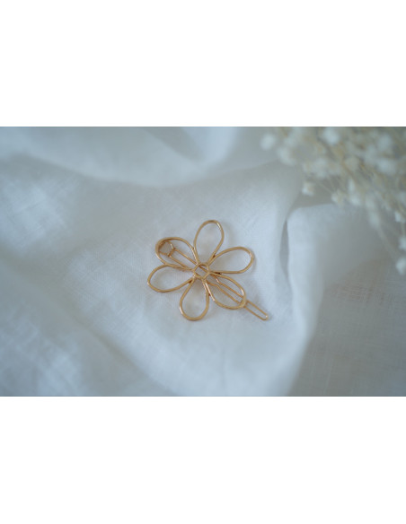 hair clip Matilda Fleur gold