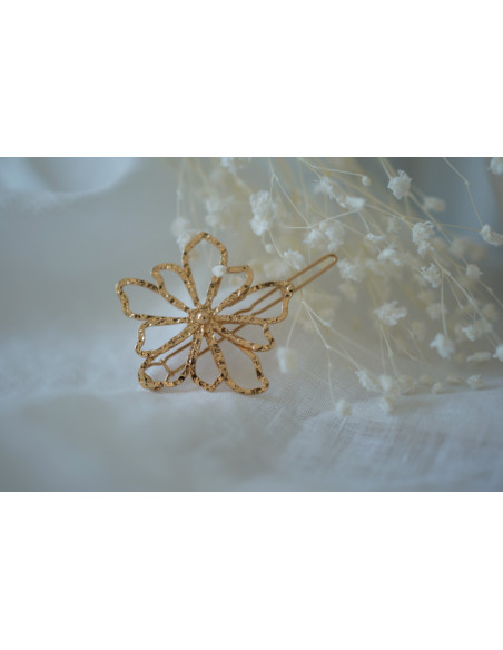 Barrette Layla Fleur Dorée