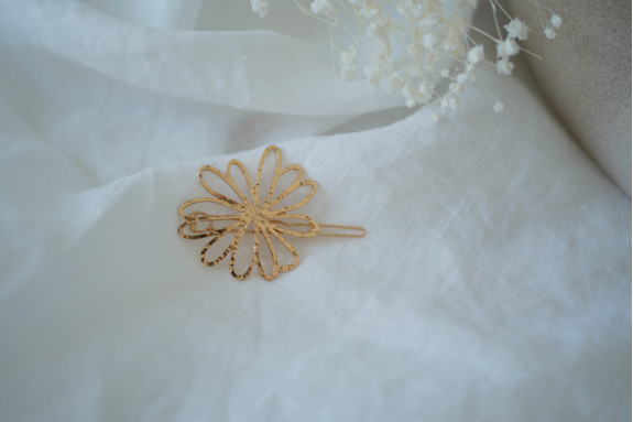hair clip Aurora Fleur gold