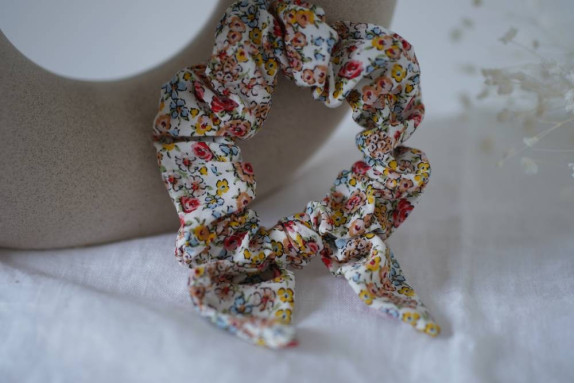 scrunchie bow kids Alice Fleuri Multicolore