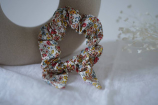 scrunchie bow kids Alice Fleuri Multicolore 2
