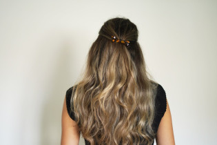hair clip Olympe bow tortoise 2