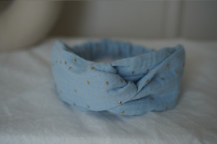 headband kids Mila Bleu Glacier et gold 2