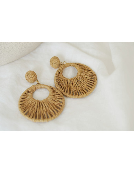 Maïa Natural Braided Earrings
