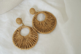 Maïa Natural Braided Earrings