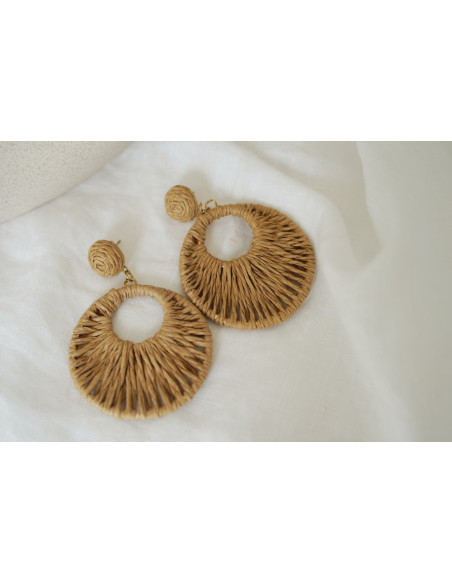 Maïa Natural Braided Earrings