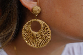 Maïa Natural Braided Earrings 2