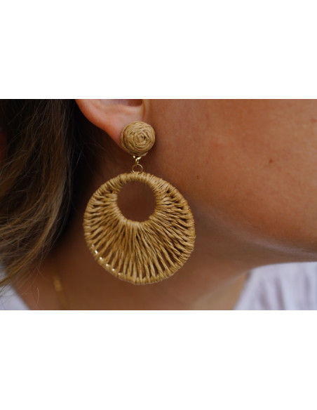 Maïa Natural Braided Earrings