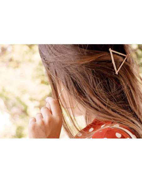 Barrette Jade Dorée