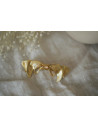 hair clip Azélie bow gold