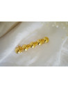Barrette cheveux Aubeline dorée à perles rondes | Accessoire cheveux chic