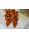 scrunchie bow Élise Fleuri Terracotta