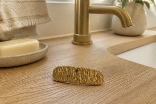 hair clip Judy Textured gold