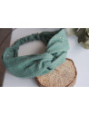 headband Lina Vert Bleu et gold