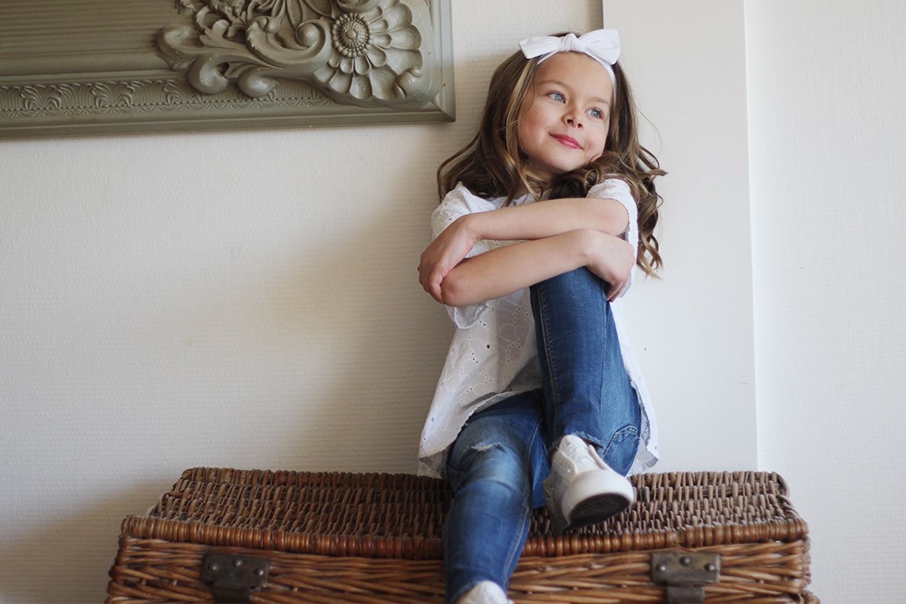 bandeau elisa blanc mariage bohomane coiffure enfants